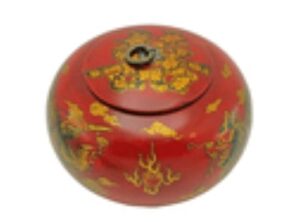 6 Oriental Antique Style Dragon & Phoenix Box (Round)