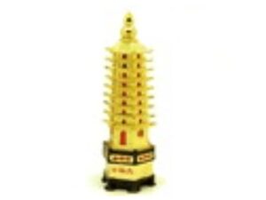 7.5 Inch Golden 9 Level Pagoda for Education Luck