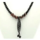 9 Eyed with 7 Medicine Dzi Bead Necklace