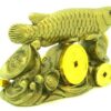 Arowana on Bed of Coins and Gold Ingots3