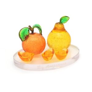 Auspicious Mandarin & Pear (Tai Kat Tai Lei)