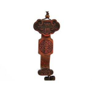 Auspicious Wooden Ruyi Hanging for Authority1