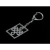 Bejeweled Feng Shui Mystic Knot Silver Key Chain2