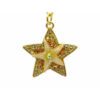 Bejeweled Starburst Keychain Good Luck Charm1
