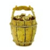 Bejeweled Wishfulfilling Golden Wealth Pot