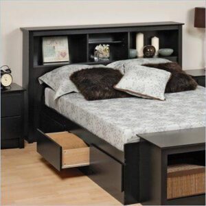 Black Headboard With Storage