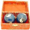 Blue Yin Yang Chinese Health Iron Balls2