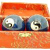 Blue Yin Yang Chinese Health Iron Balls3