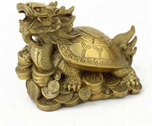Brass Dragon Tortoise with Pakua
