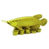 Brass Feng Shui Arowana for Abundance1