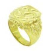 Brass Om Ring