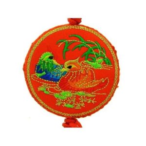 Brocade Embroidered Mandarin Ducks Tassel1