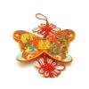 Butterfly-Shaped Brocade Embroidered Dragon and Phoenix Tassel4