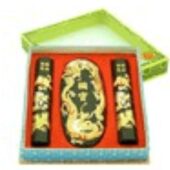 Chinese Calligraphy Ink Stick Set with Double Dragon