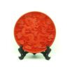 Cinnabar Lacquerware Red Feng Shui Dragon1