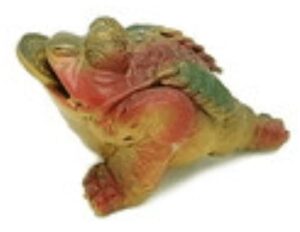 Colorful 3 Legged Zisha Clay Money Frog