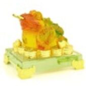 Colorful Good Fortune Money Toad with Treasure