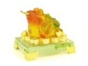 Colorful Good Fortune Money Toad with Treasure