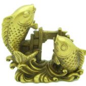 Double Carps over Dragon Gate (Large)1