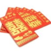 Double Happiness Red Packets (3 Packs, 6 PcsPack)