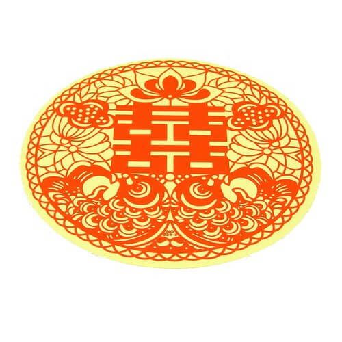 double happiness symbol feng shui
