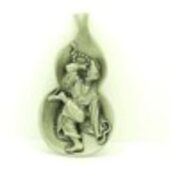 Exquisite Pewter Chi Kong Feng Shui Wu Lou for Health