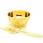 Golden 8 Auspicious Objects Bowl Set