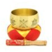 Golden 8 Auspicious Singing Bowl