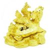 Golden Feng Shui Dragon On Dragon Tortoise3