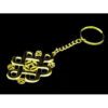 Golden Feng Shui Mystic Knot with Coins Key Chain2
