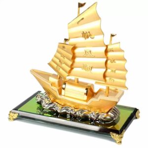 Golden Feng Shui Wealth Ship (M)