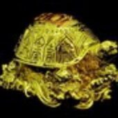 Golden Good Fortune Tortoise