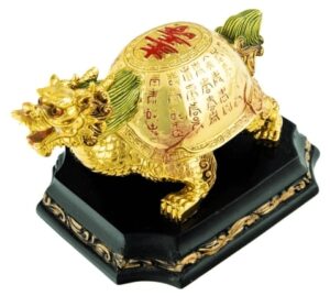 Golden Longevity Fengshui Dragon Tortoise
