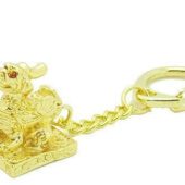 Golden PiYao Feng Shui Key Chain