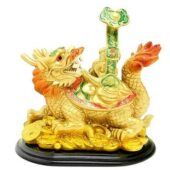 Golden Superior Dragon Tortoise With Ruyi1