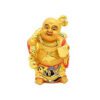 Golden Travelling Laughing Buddha for Good Wealth2
