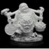 Good Fortune Laughing Buddha with Large Ruyi