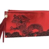 Good Fortune Red Dragon Purse