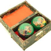 Green Dragon And Phoenix Chinese Health Balls1