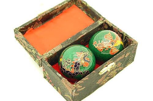Green Dragon And Phoenix Chinese Health Balls1