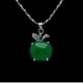 Green Jade Apple Pendant for Harmony