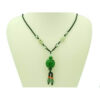 Green Jade Ball Coin for Smoothness and Harmony Necklace1