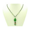 Green Jade Ball Coin for Smoothness and Harmony Necklace3