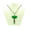 Green Jade Prosperity Medallion Pendant Necklace3