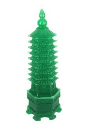Green Nine Level Wen Chang Feng Shui Pagoda