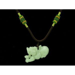 Jade Pi Yao Pendant with Necklace1