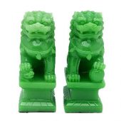 Jadeite Fu Dogs For Protection (1 Pair)1