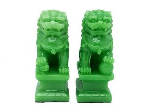 Jadeite Fu Dogs For Protection (1 Pair)1