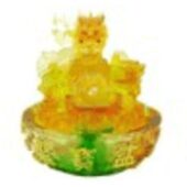 Liuli Dragon Wealth Pot Water Fountain