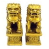 Majestic Brass Fu Dogs for Protection